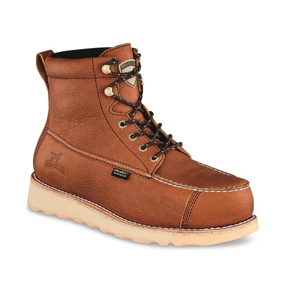 Irish Setter Mens Wingshooter Waterproof 6in Safety Toe Work Boots 14 M Brown